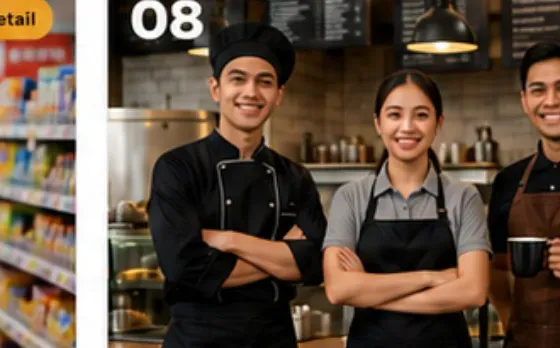 Seragam untuk F&B, restoran, cafe, dan catering