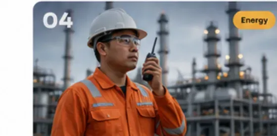 Seragam untuk pertambangan, energi, dan oil/gas