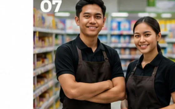 Seragam untuk retail dan minimarket